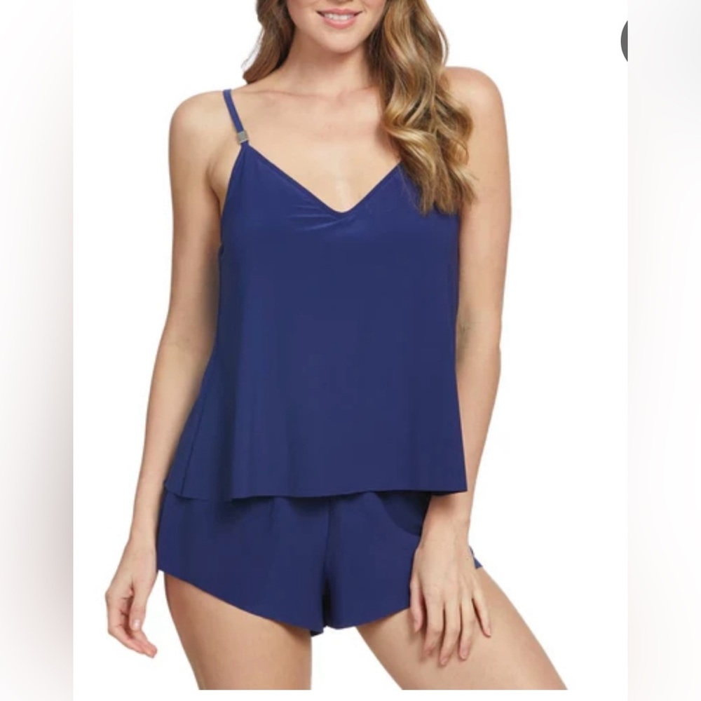 Magicsuit Women Midnight Blue One Piece Swimsuit Size 10